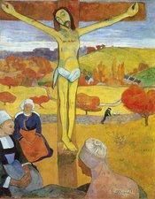 The Yellow Christ (Le Christ jaune)1889, oil on canvas. , Buffalo, NY, USA