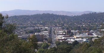 Albury, as viewed from the War Memorial