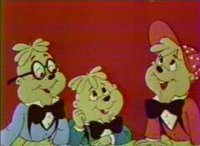 A scene from the opening credits of Alvin and the Chipmunks.