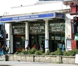 South Kensington station entrance