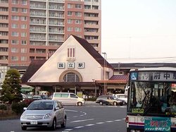 Kunitachi Station, the main station of the city