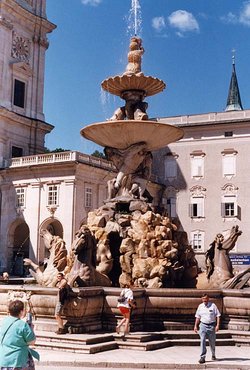 Fountain in the Residenzplatz