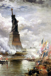 Statue of Liberty - Liberty is one meaning of "freedom".