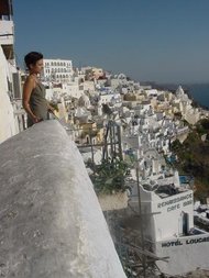 View from the top of Thira