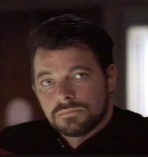Frakes as William Riker on Star Trek: The Next Generation