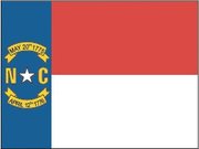 Flag of North Carolina. Image provided by Classroom Clip Art (http://classroomclipart.com)