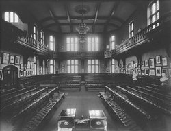 Oxford Union Society's Victorian (new) debating chamber