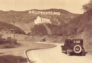 The "Hollywoodland" sign in the 1920s