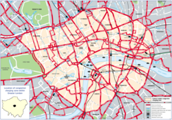 The Congestion Charge applies to drivers within the .