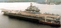 Russian aircraft carrier 