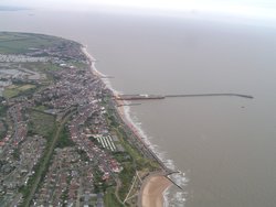 Walton sea-front and town center