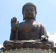 The Big Buddha, on Lantau Island, Hong Kong