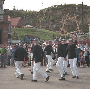 The Flamborough sword dancers in 1998