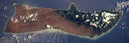 Image of Molokai taken by NASA.