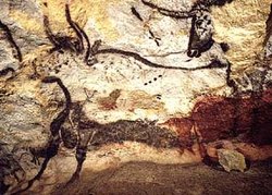 The cave paintings of Lascaux were done in the Upper Old 