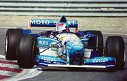  driving for Benetton in 1995