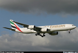 Emirates  at London Gatwick Airport, taken by Dennis Lau
