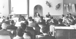 Image from Douglas McIlroy's historic lecture on software components at the NATO conference in Garmisch, Germany.