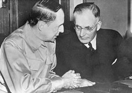 Curtin with Douglas MacArthur