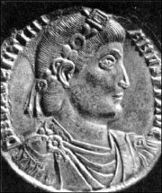 Medallion of Valentinian I (364-375) Thessalonika, 364-367