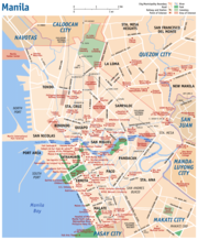 Map of Manila