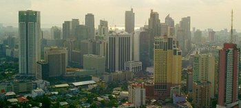High-rise buildings of Makati City