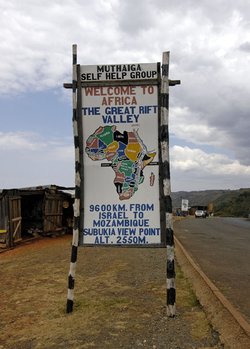 Rift Valley Sign, Kenya Africa. Image provided by Classroom Clip Art (http://classroomclipart.com)