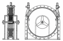 The "Bladeless" turbine design, Tesla's 100th American patent