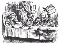 's illustration for "A Mad Tea-Party", 1865