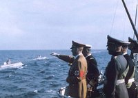  and Regent Horthy of Hungary observing Kriegsmarine U-Boat maneuvers in 1938