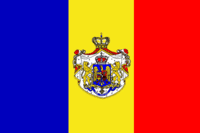 Kingdom of Romania state flag