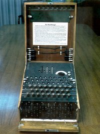 German Enigma encryption machine