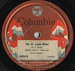 Label of a Columbia disc from 