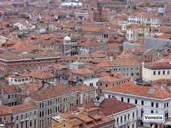 View over the roofs of Venice from .