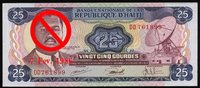 Haitian Currency Overprint.