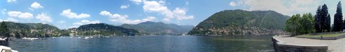 Lake Como seen from the city of Como