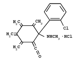 Ketamine chemical structure