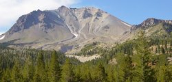 Lassen Peak from Devastated Area.