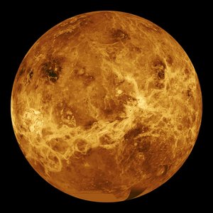 The surface of Venus, as imaged by the  using SAR