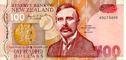Lord Rutherford of Nelson on the New Zealand 100  note