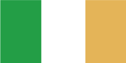 Flag of the Irish Free State, and later the Republic of Ireland after independence from the British