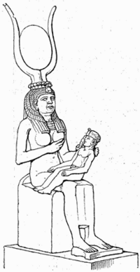 Isis nursing Horus