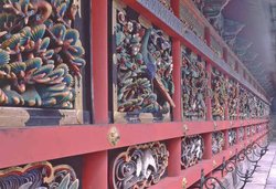 Intricate carvings on Yomeimon (Nikko)