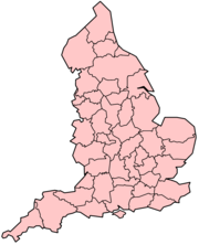 Counties as established in 