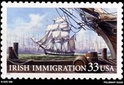 About 1.8 million  immigrated to North America during the 