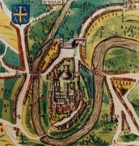 A map of the city from 1610