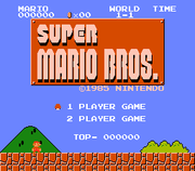  Super Mario Bros for the NES (1985) and its widely known game music.
