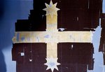 The original Eureka Flag (Ballarat Fine Art Museum)