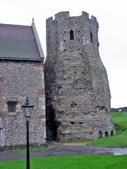 The Roman lighthouse at Dover Castle