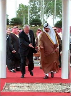 Abdullah with United States Vice President Dick Cheney